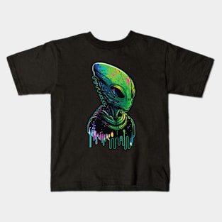 Alien face Kids T-Shirt